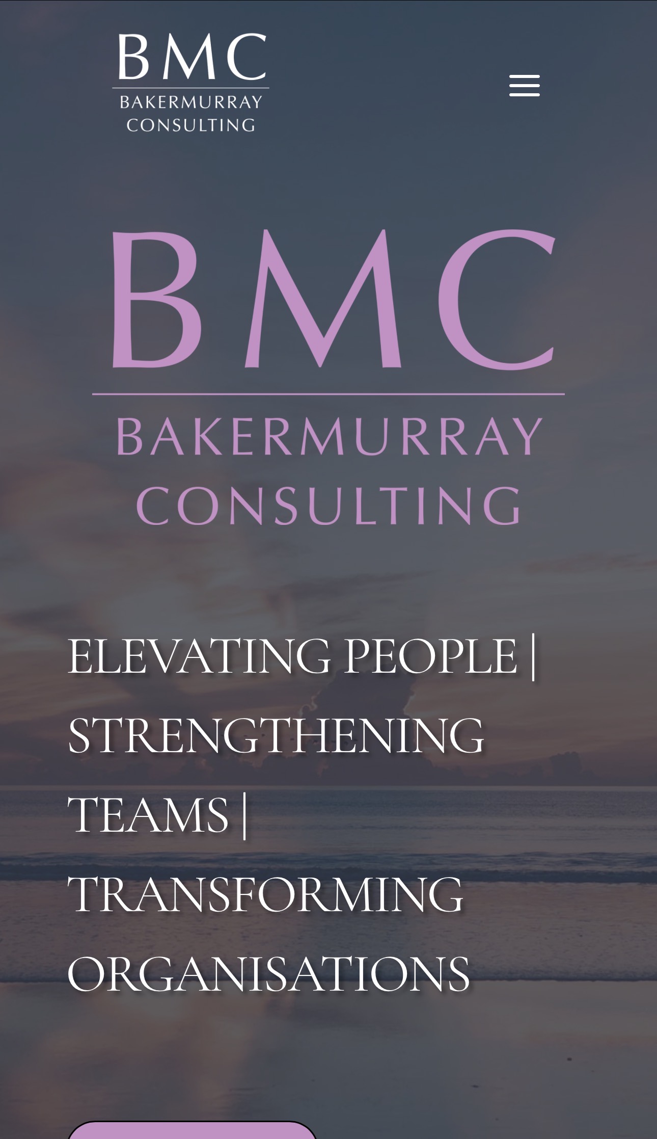 Baker Murray website mobile screenshot